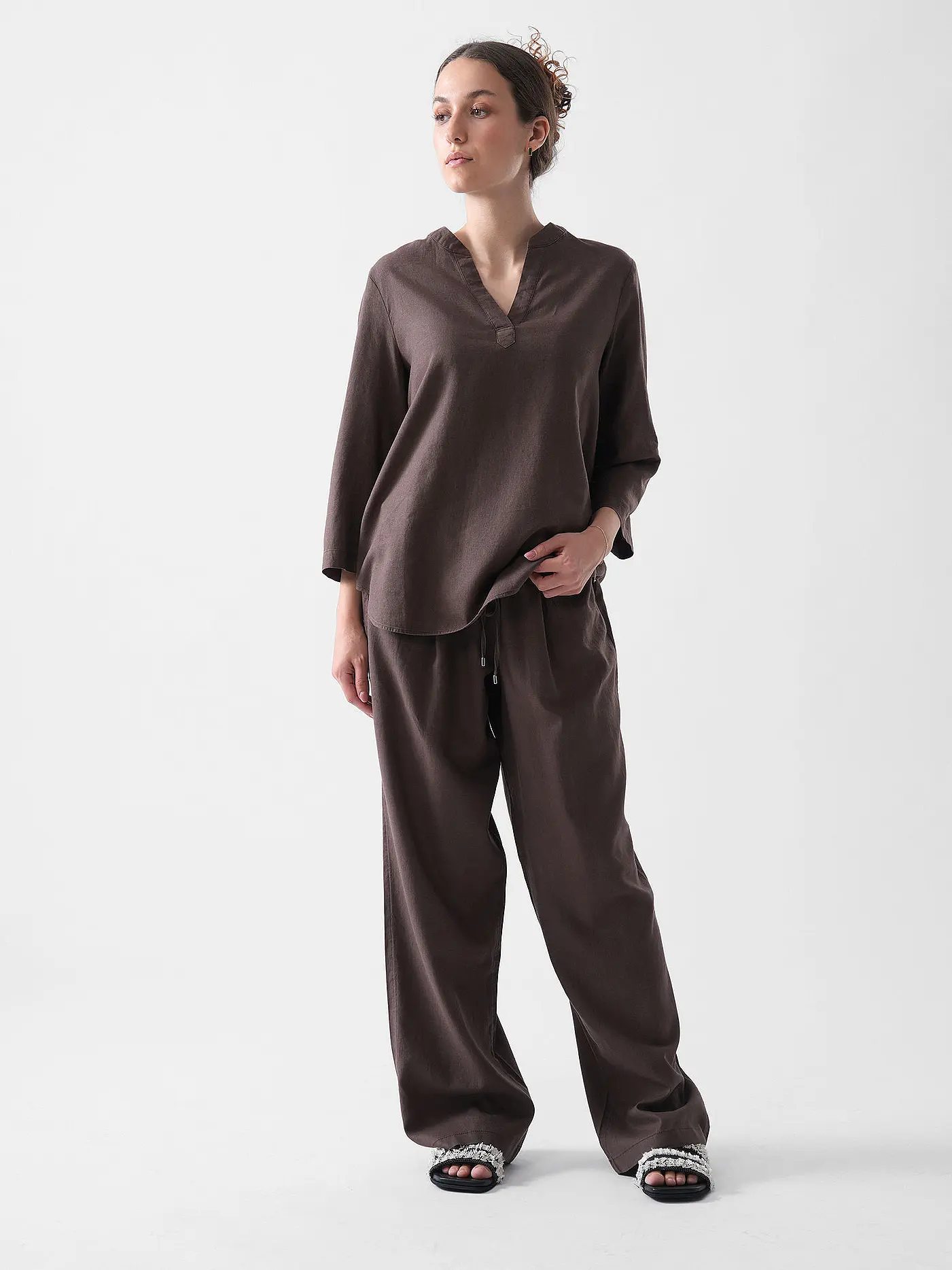 INUIKII | Pantoletten FRINGES JEANS | 